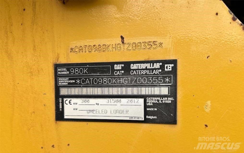 CAT 980 K Iekrāvēji uz riteņiem