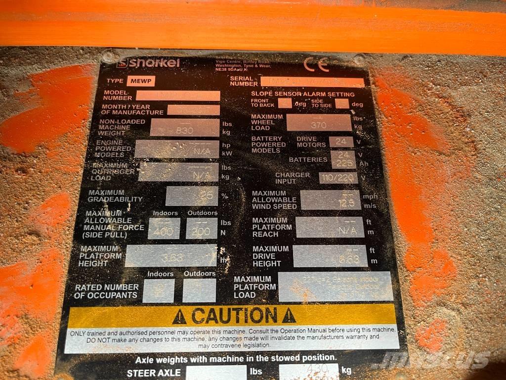 Snorkel TM 12 Vertikālie pacēlāji