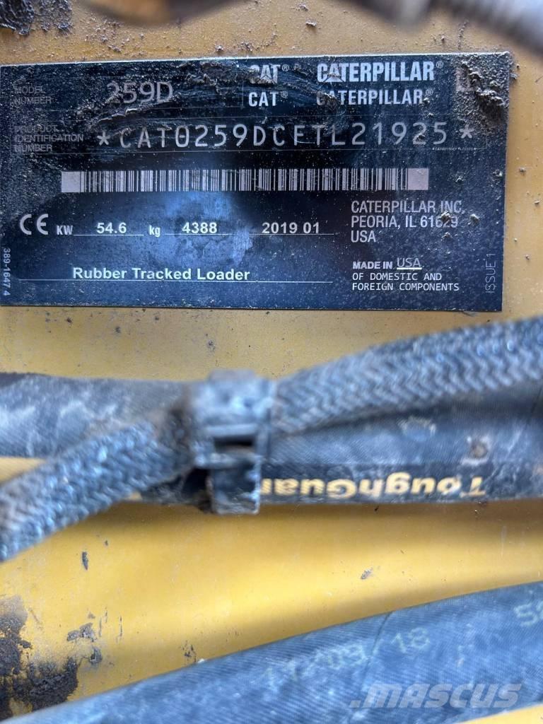 CAT 259 D Lietoti riteņu kompaktiekrāvēji