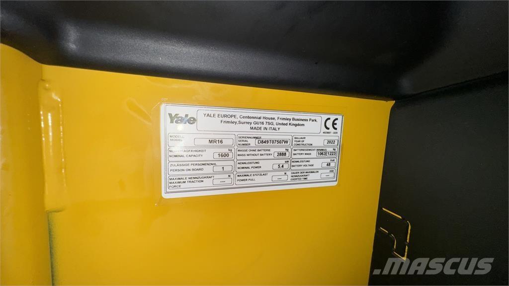 Yale MR16 Lielaugstuma pārvadātājs