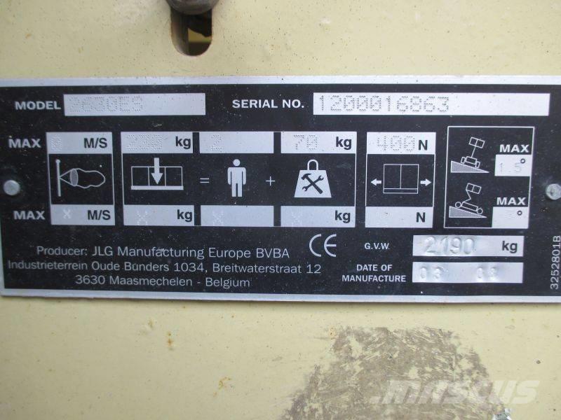 JLG 2630 ES Šķerveida pacēlāji