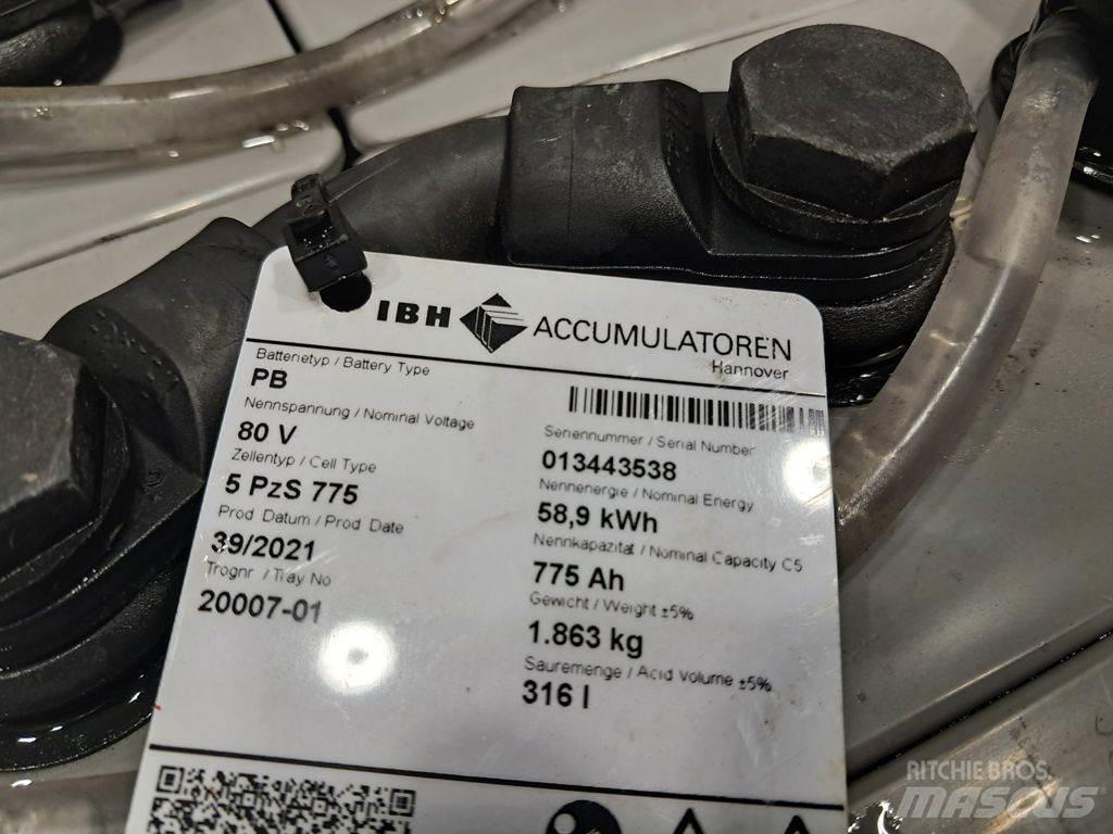  Batterij 80V 775Ah Baterijas