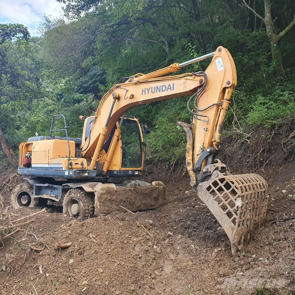 Hyundai Robex 140 W Ekskavatori uz riteņiem