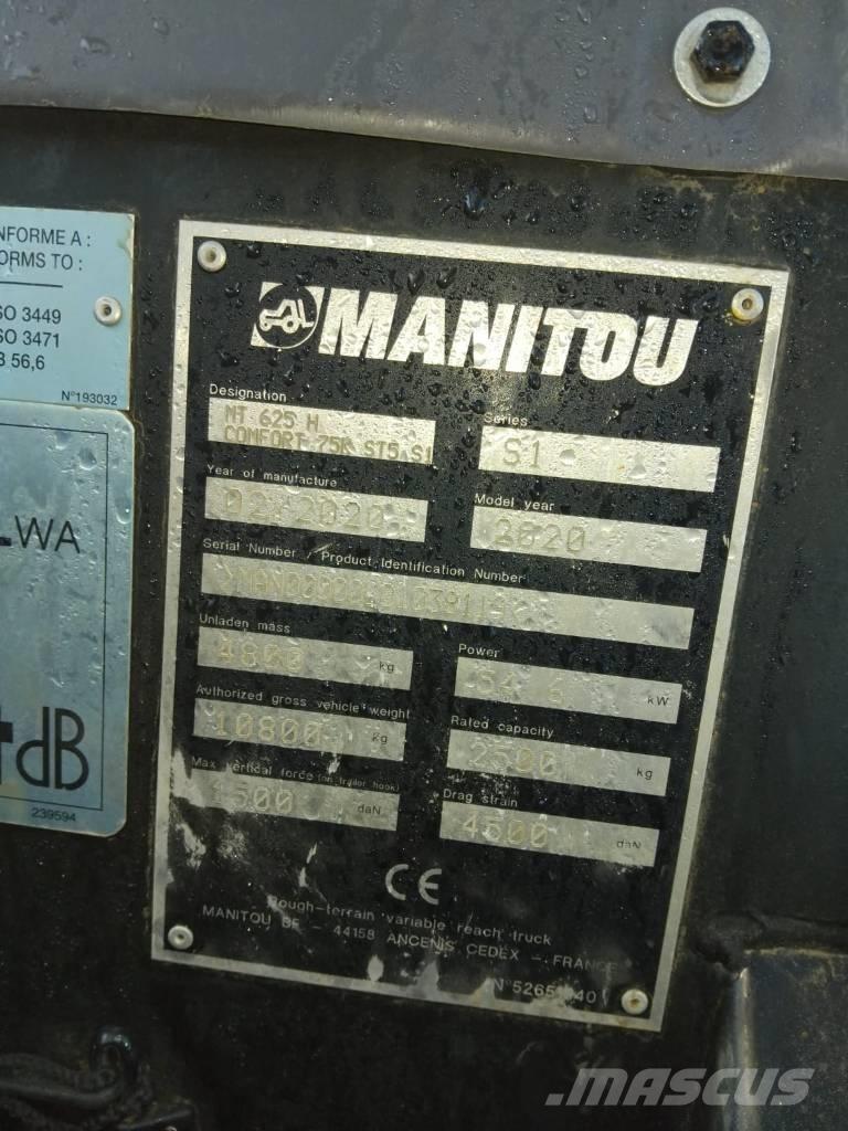 Manitou MT 625 Teleskopiskie manipulatori