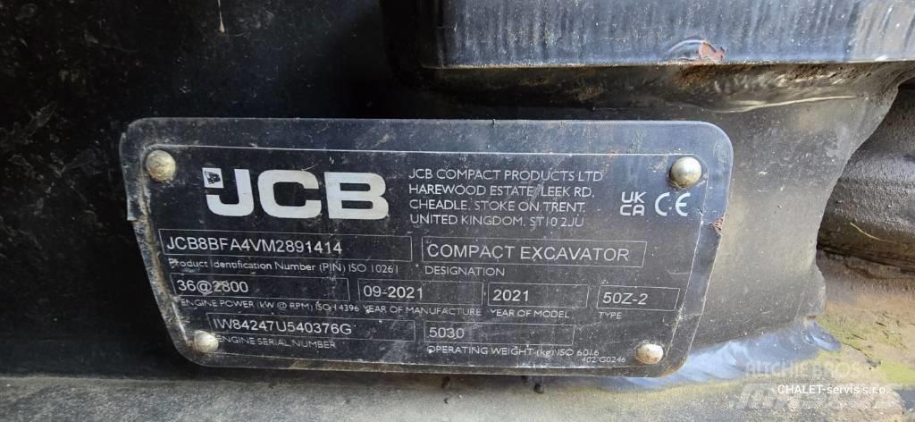 JCB 50 Z-2 Mini ekskavatori < 7 t