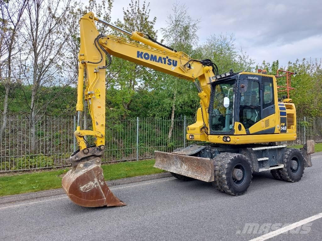 Komatsu PW148-11 Ekskavatori uz riteņiem