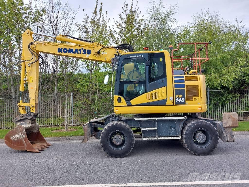 Komatsu PW148-11 Ekskavatori uz riteņiem