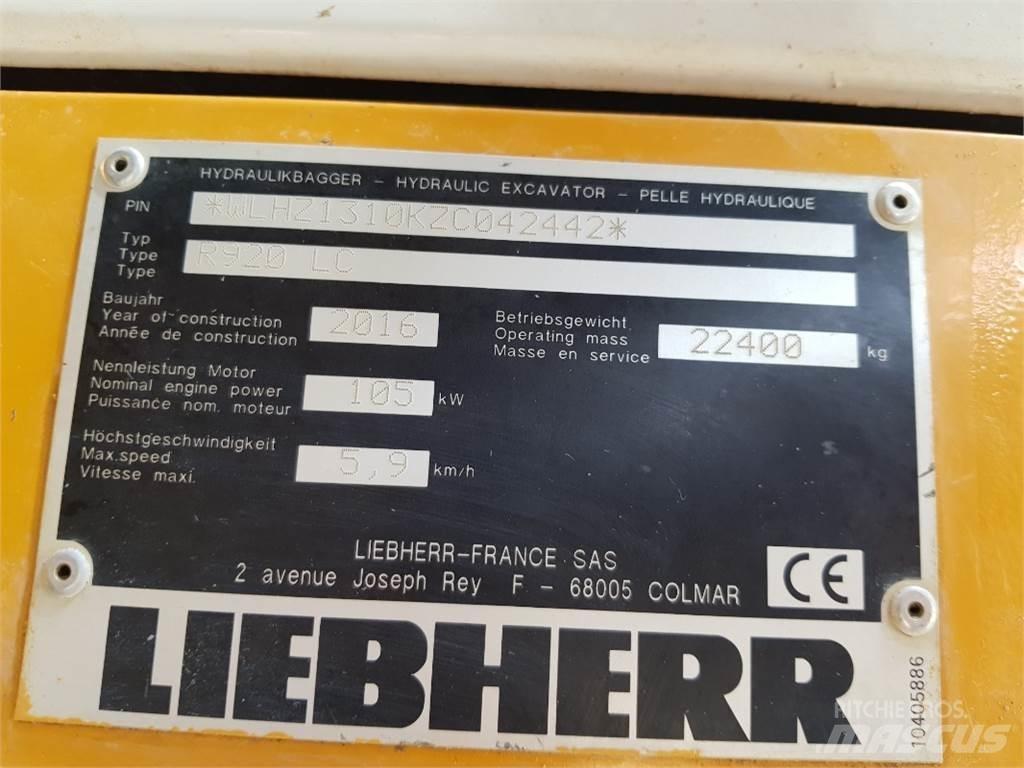 Liebherr R920 Kāpurķēžu ekskavatori