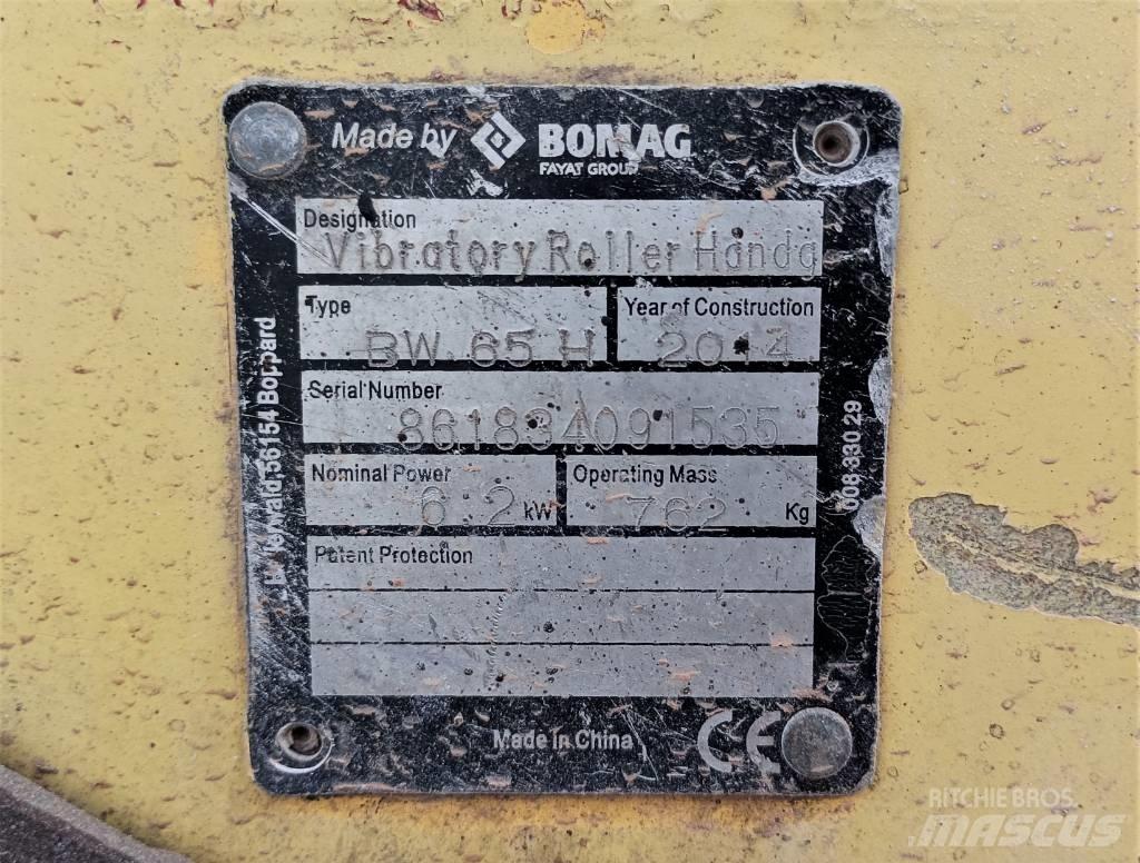 Bomag BW 65 H Divvalču grunts veltņi