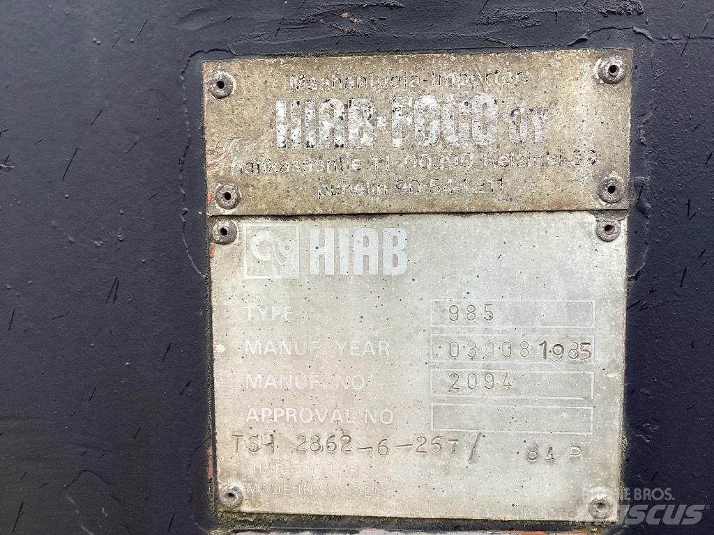 Hiab perävaunu Citas piekabes