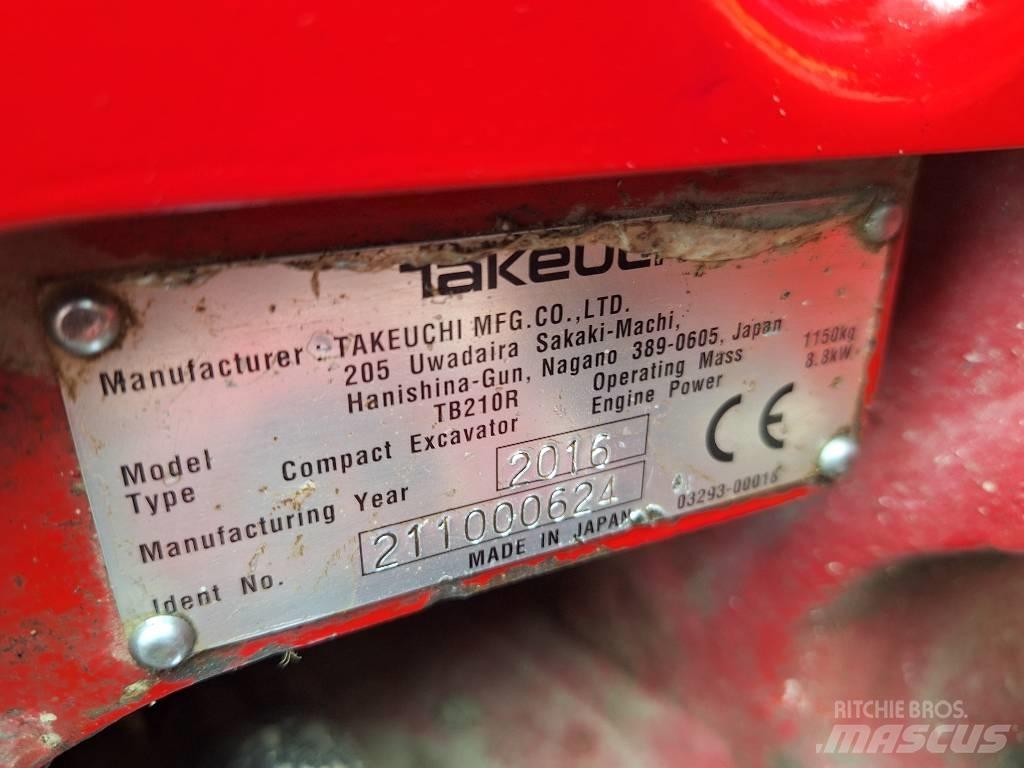 Takeuchi TB 210 R Mini ekskavatori < 7 t