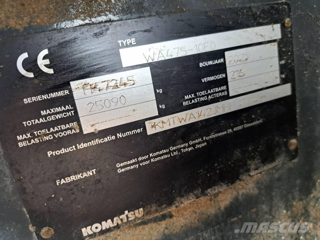 Komatsu WA 475-10E0 Iekrāvēji uz riteņiem