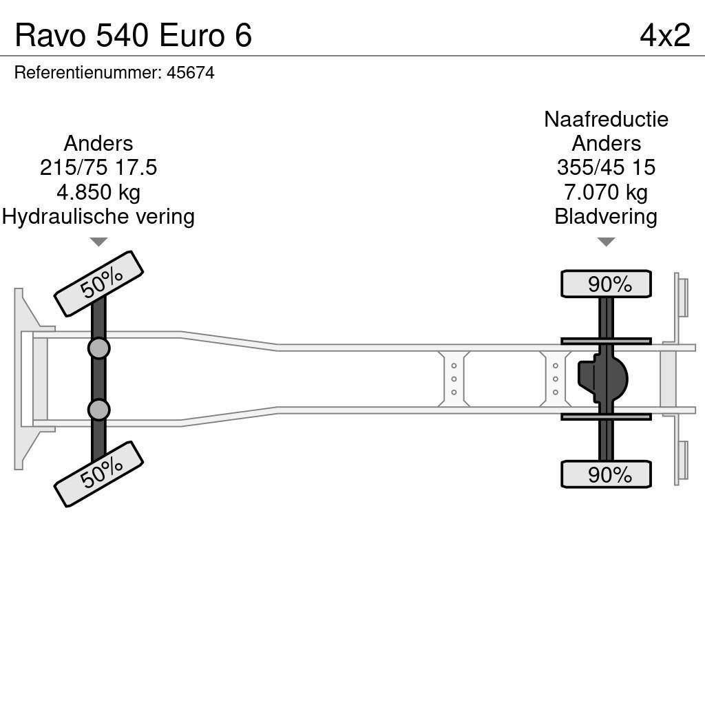 Ravo 540 Euro 6 Ielu tīrāmās mašīnas