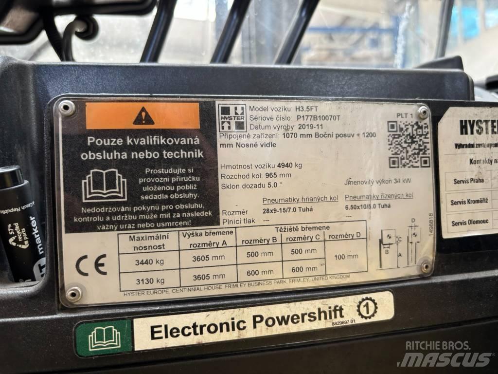 Hyster H3.5FT Tehnika ar dīzeļa dzinēju