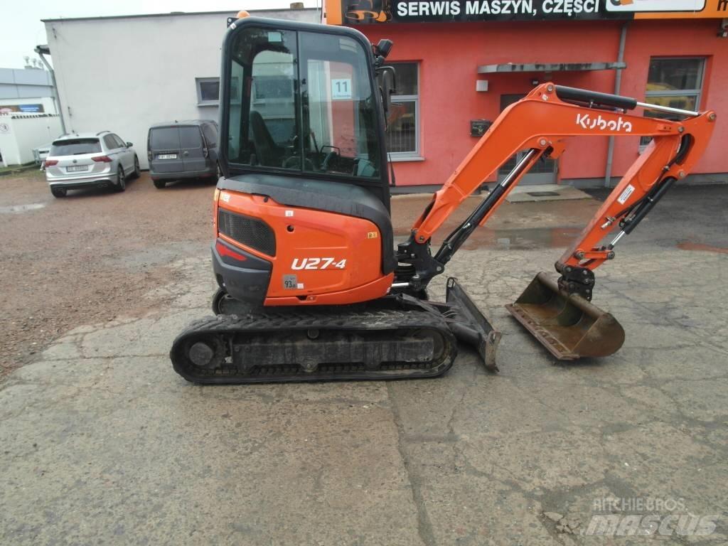 Kubota U 27-4 Mini ekskavatori < 7 t