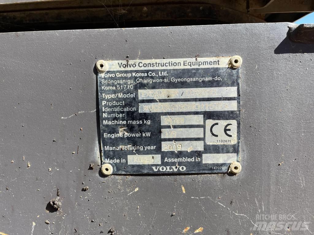 Volvo ECR 235 Kāpurķēžu ekskavatori