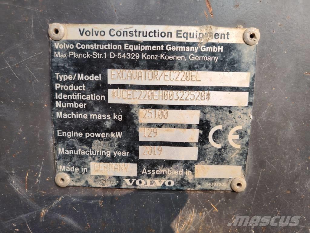 Volvo EC 220 E Kāpurķēžu ekskavatori