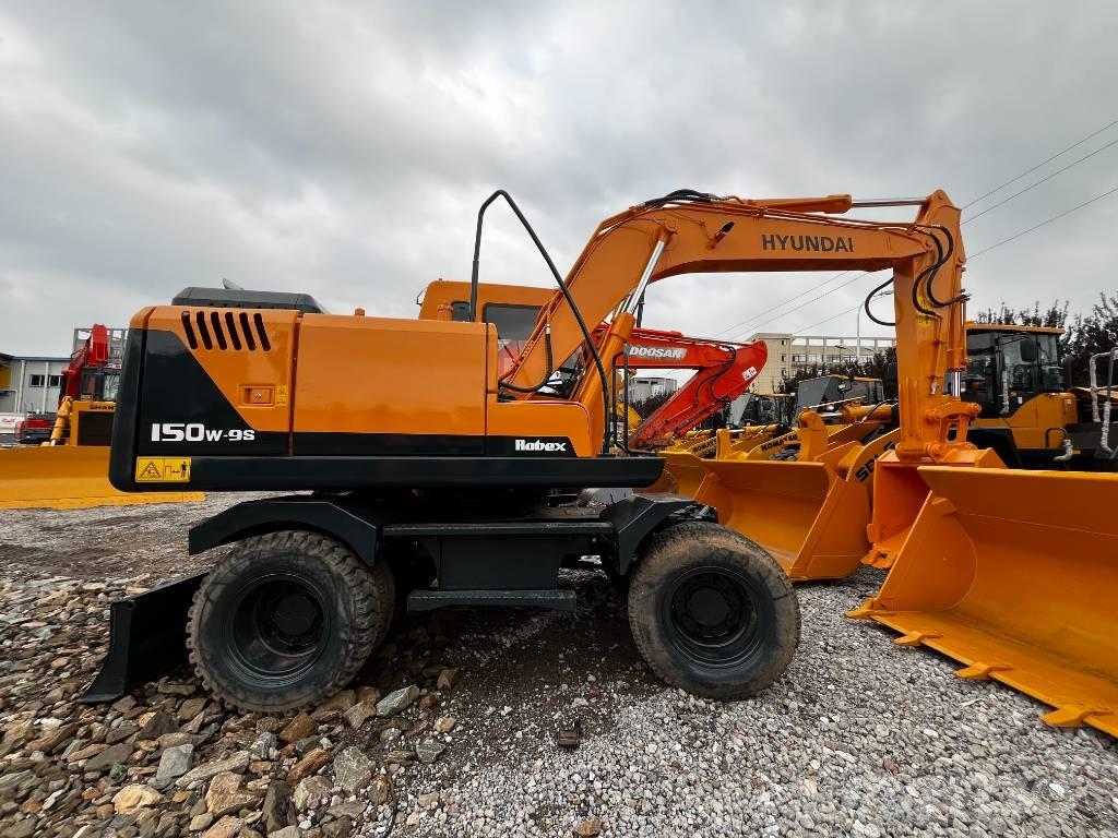 Hyundai 150W-7 Ekskavatori uz riteņiem