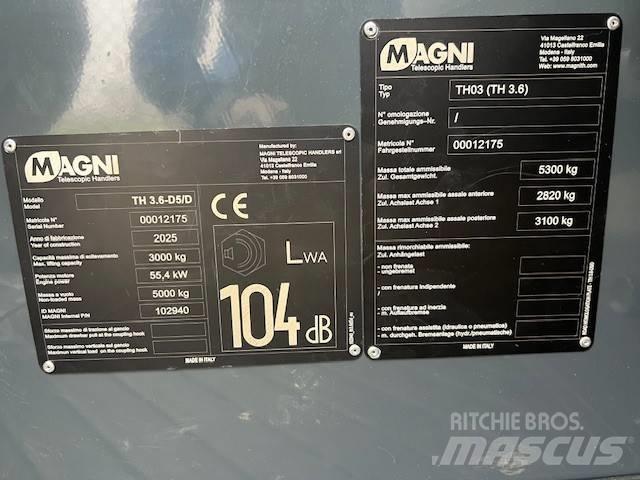 Magni TH 3.6 Teleskopiskie manipulatori