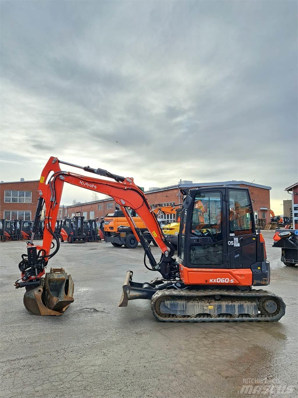 Kubota KX060-5 Mini ekskavatori < 7 t