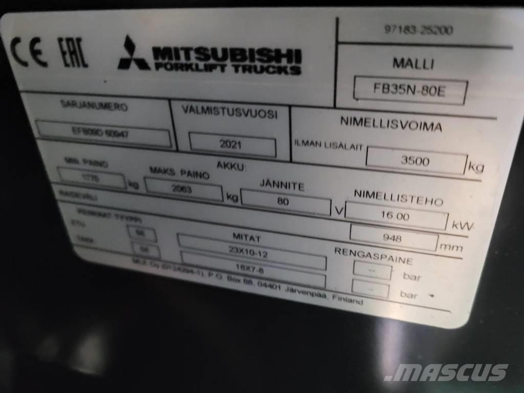 Mitsubishi FB 35 N Elektriskie iekrāvēji