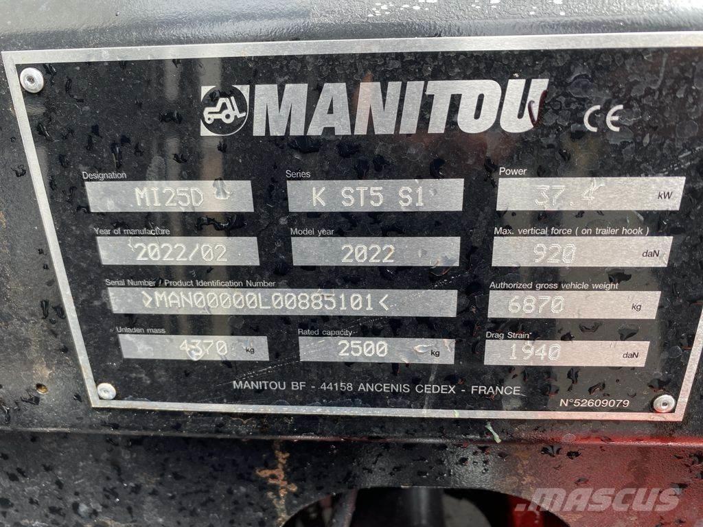 Manitou MI 25 Tehnika ar dīzeļa dzinēju