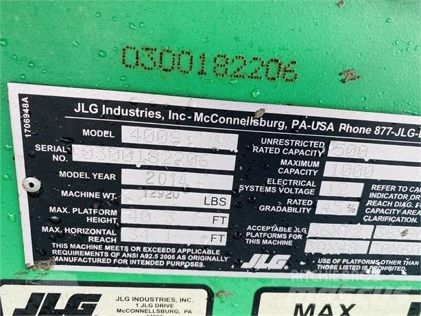 JLG 400 S Teleskopiskie pacēlāji
