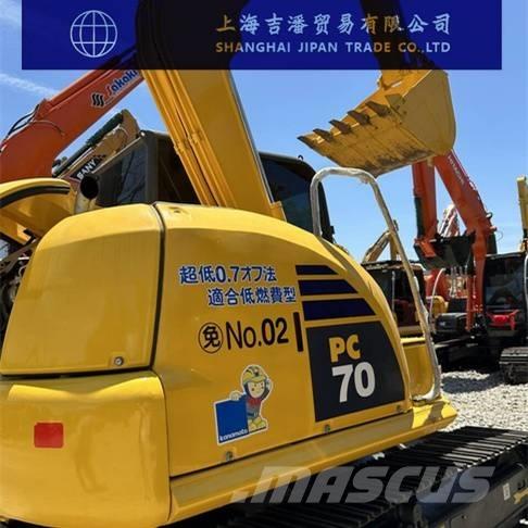 Komatsu PC 70 Kāpurķēžu ekskavatori