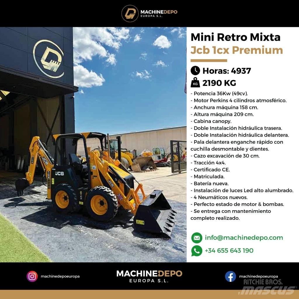JCB 1 CX Ekskavatori-iekrāvēji