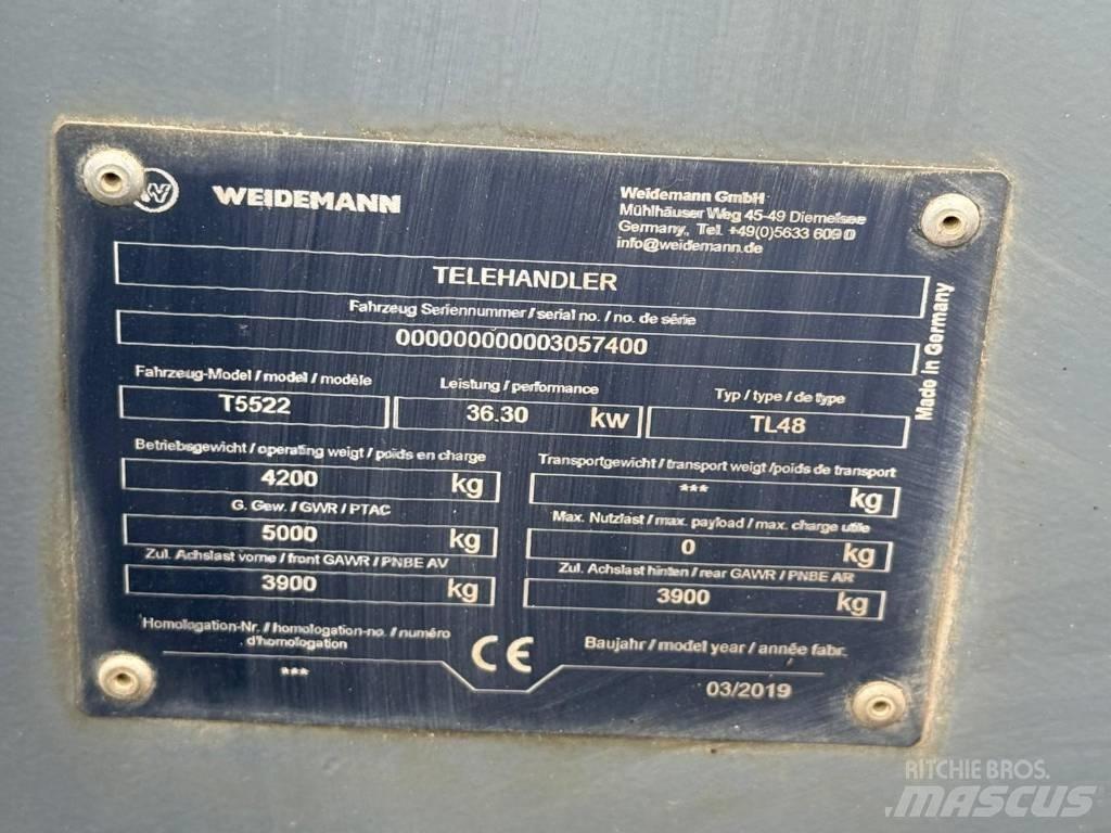Weidemann T5522 Lauksaimniecības pacēlāji
