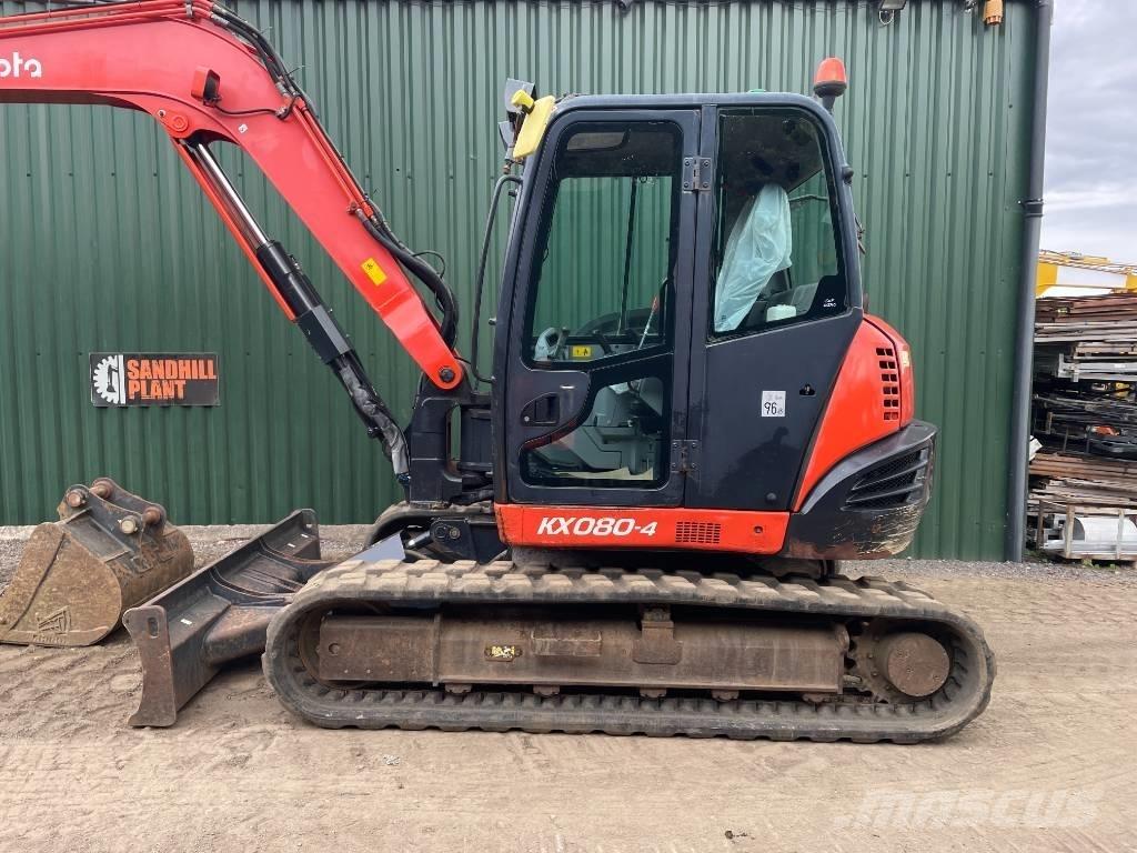 Kubota KX 080-4 Vidēja lieluma ekskavatori 7 t - 12 t