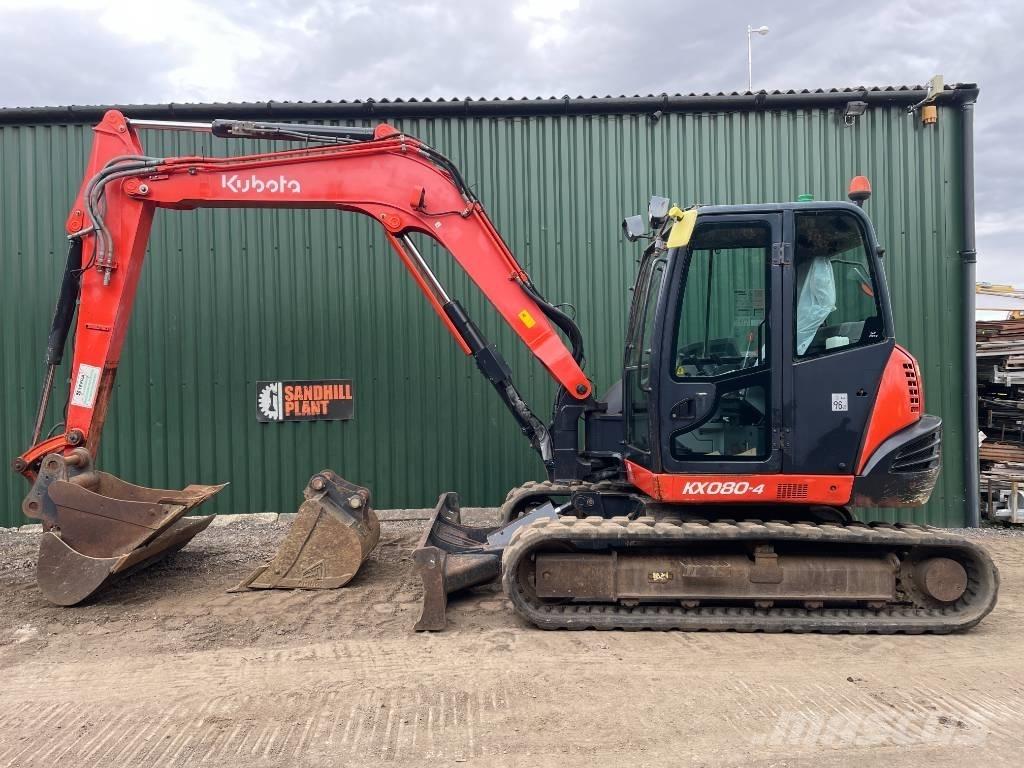 Kubota KX 080-4 Vidēja lieluma ekskavatori 7 t - 12 t