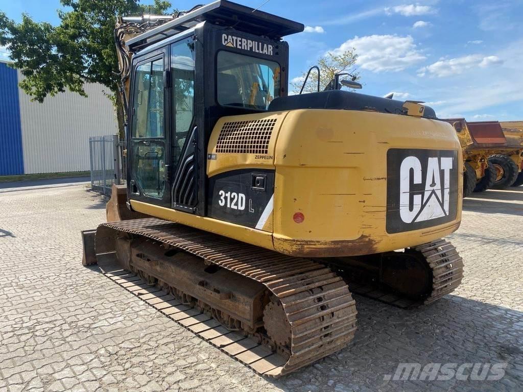 CAT 312 DL NVT Kāpurķēžu ekskavatori