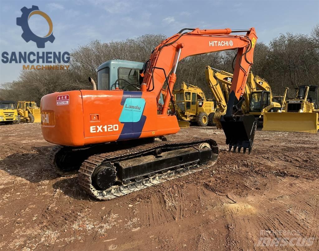 Hitachi EX 120 Kāpurķēžu ekskavatori