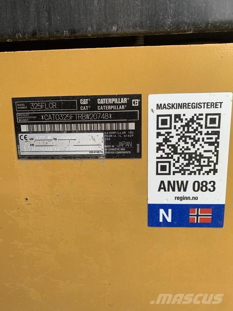 CAT 325F Īpašie ekskavatori