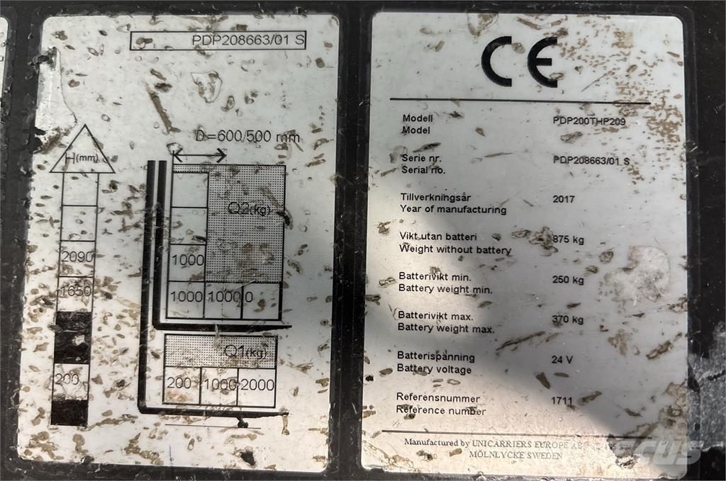 Atlet PDP200 Pašgājēji krautnētāji