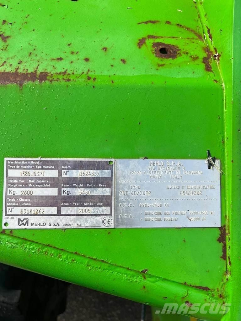 Merlo P26.6 SPT Teleskopiskie manipulatori