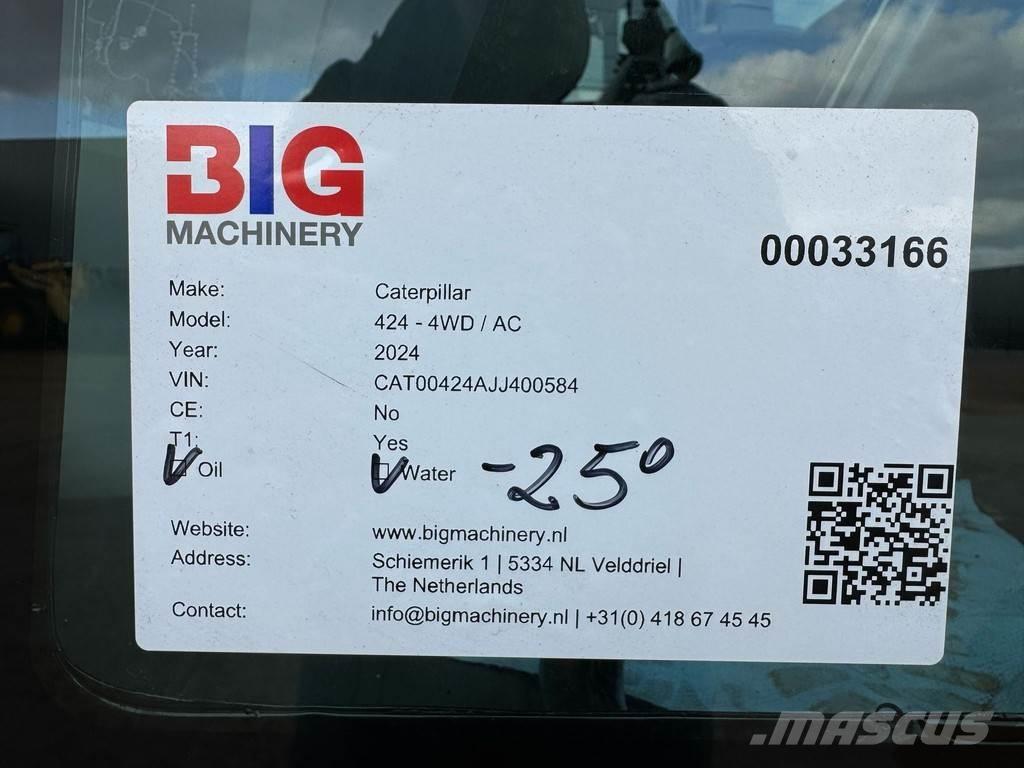 CAT 424 - 4WD / AC Ekskavatori-iekrāvēji