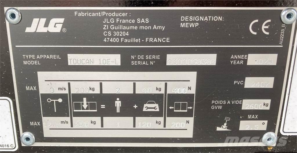 JLG Toucan 10E-L Citi pacēlāji un platformas