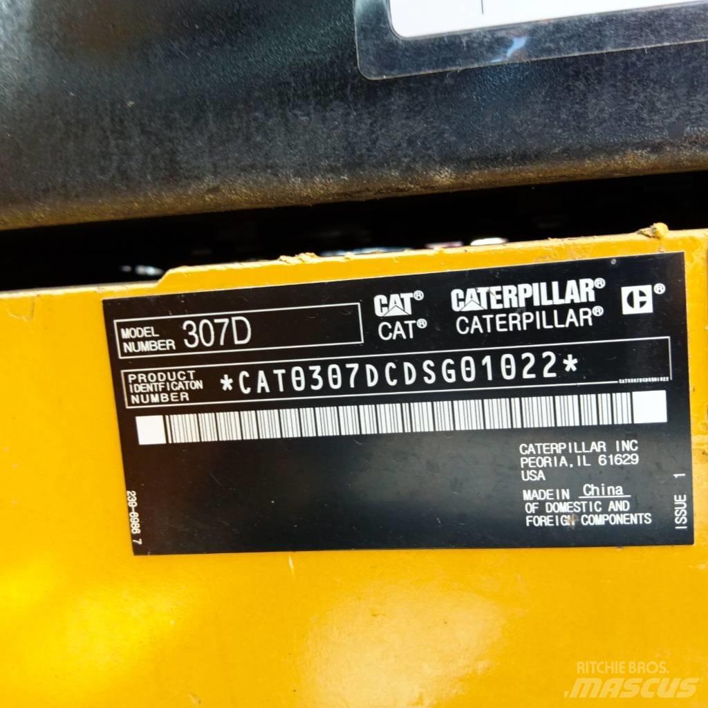 CAT 307D Kāpurķēžu ekskavatori