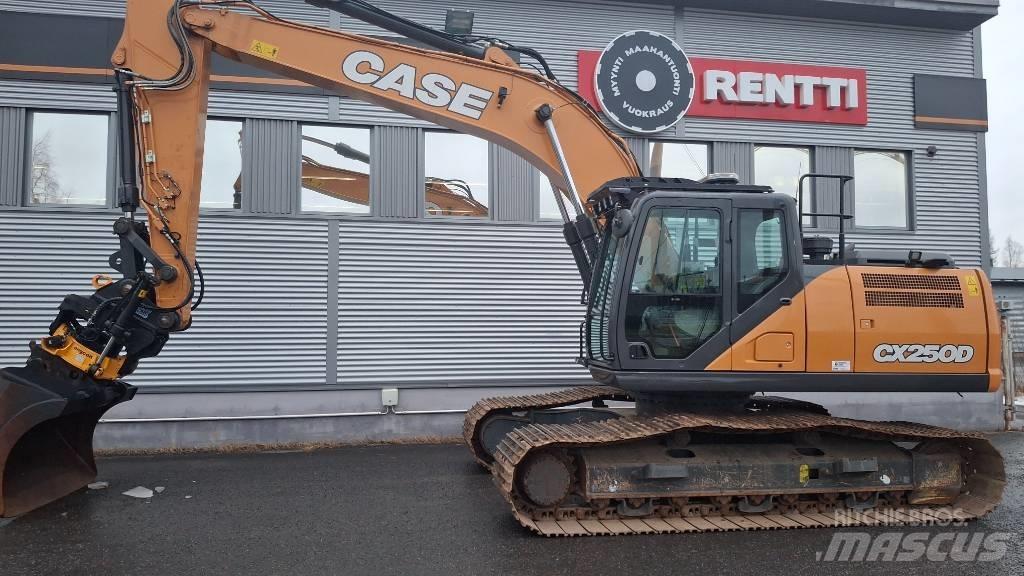 CASE CX 250 D Kāpurķēžu ekskavatori