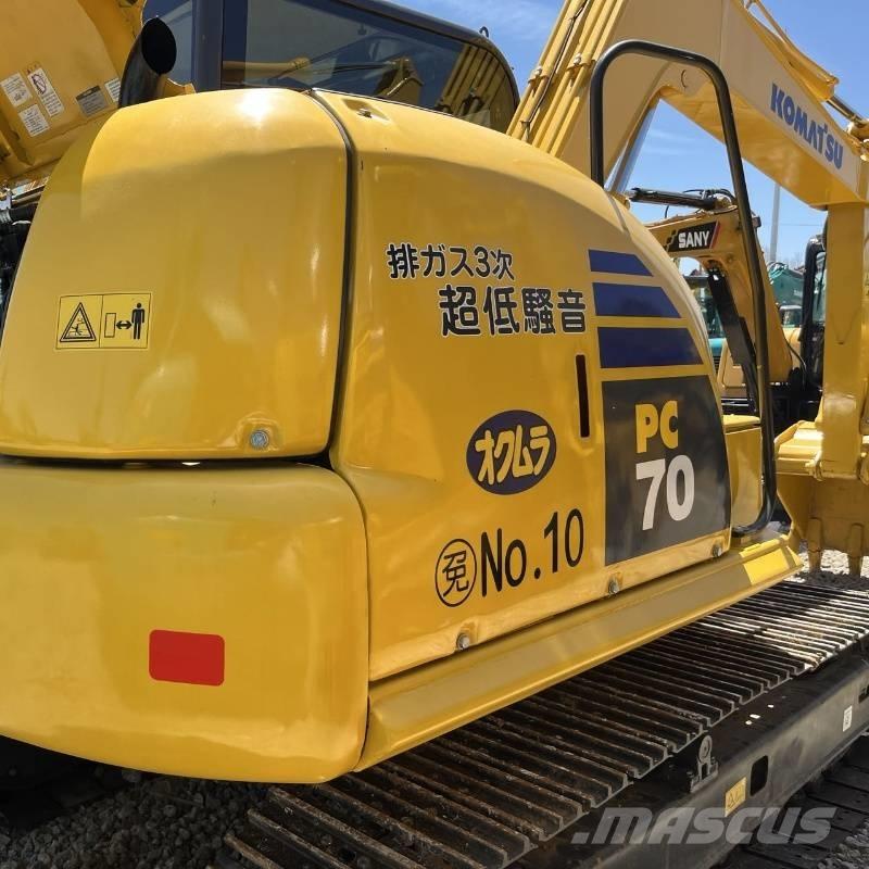 Komatsu PC 70 Kāpurķēžu ekskavatori