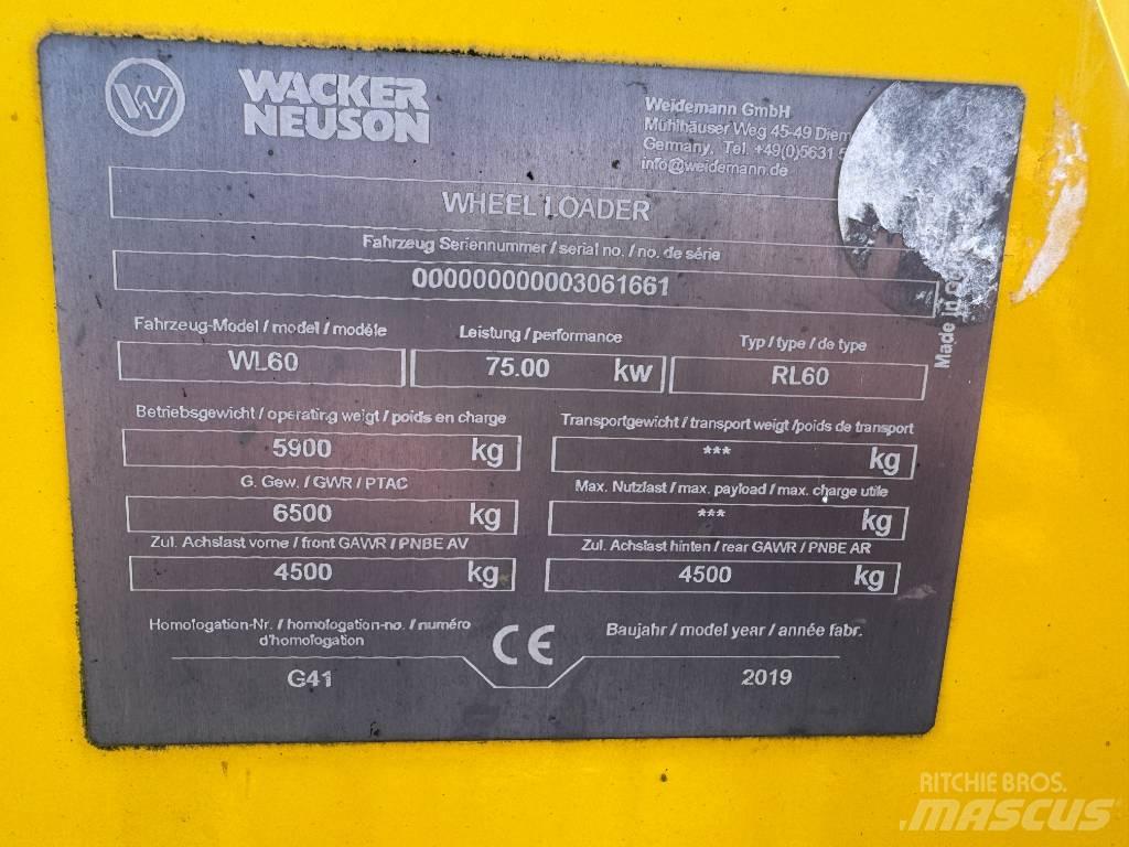 Wacker Neuson WL60 Iekrāvēji uz riteņiem