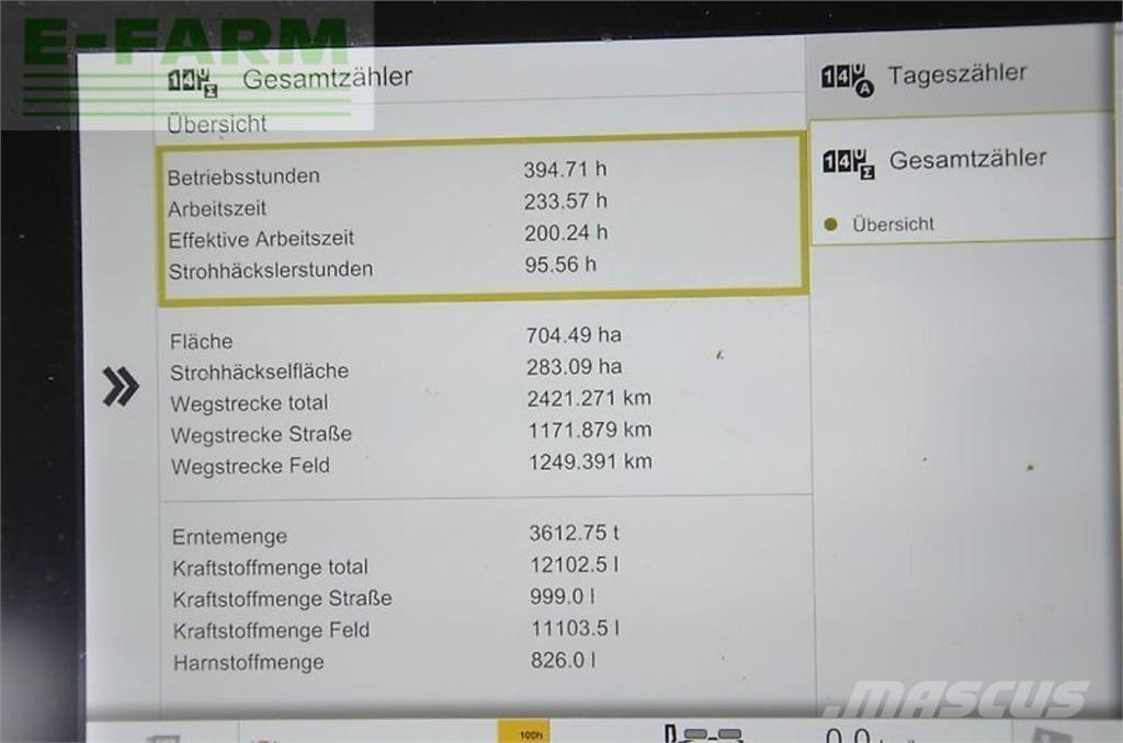 CLAAS trion 730 Ražas novākšanas kombaini