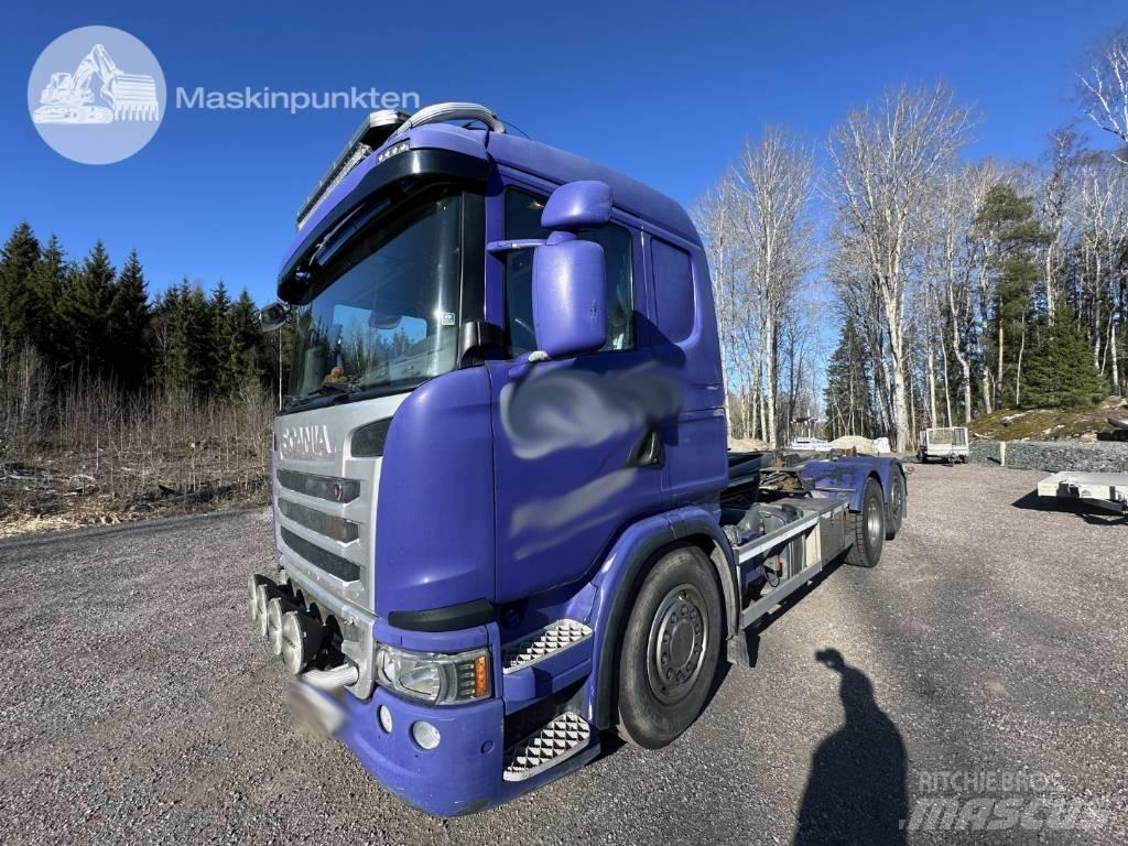 Scania G 480 Treileri ar āķi