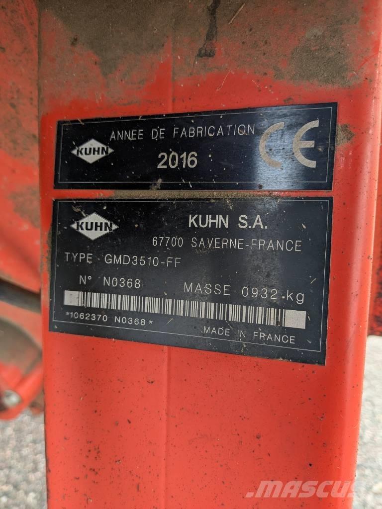 Kuhn GMD 3510 FF Pļaujmašīnas