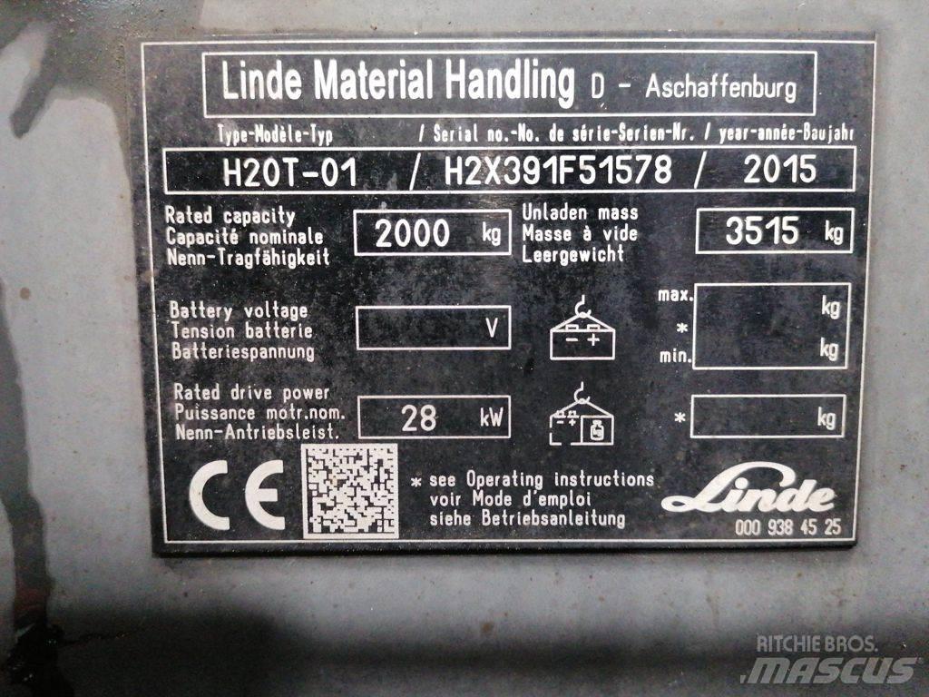 Linde H20T-01 LPG tehnika