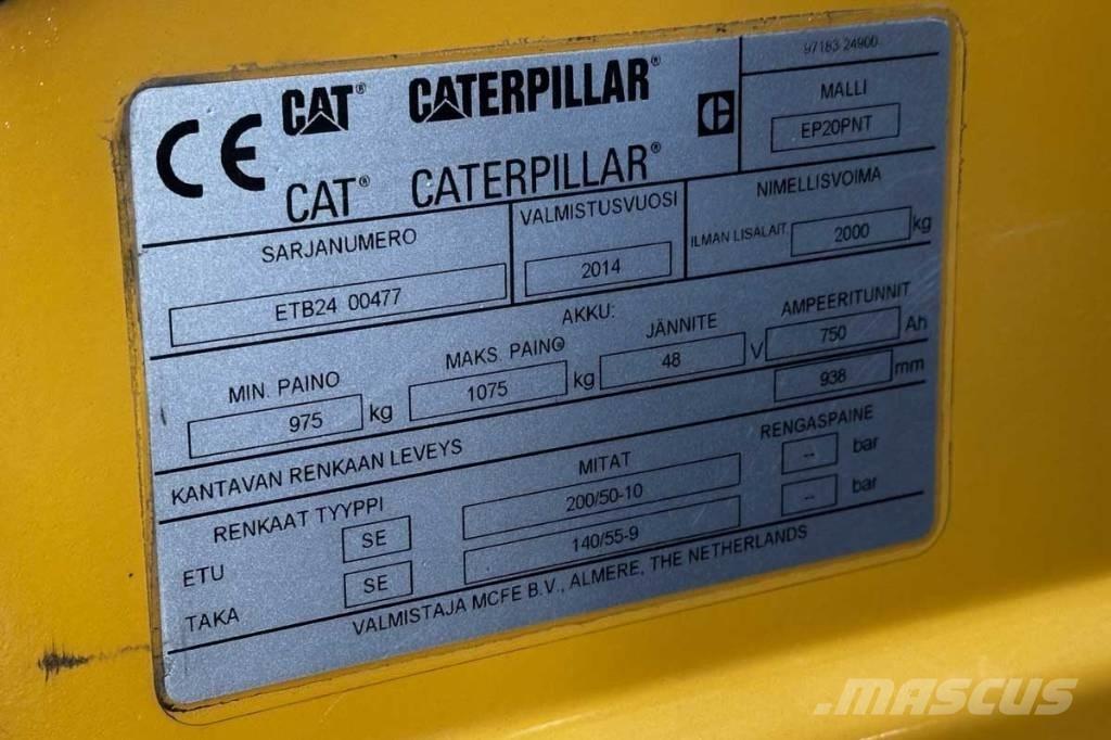 CAT EP 20 Elektriskie iekrāvēji