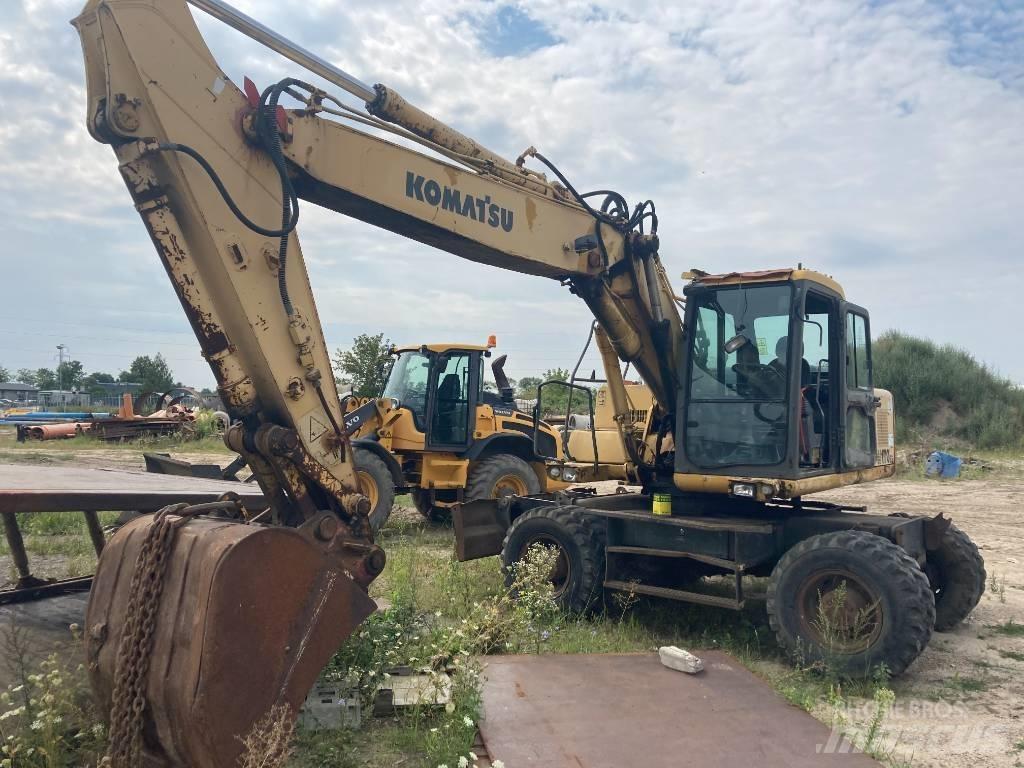 Komatsu PW 170 Ekskavatori uz riteņiem