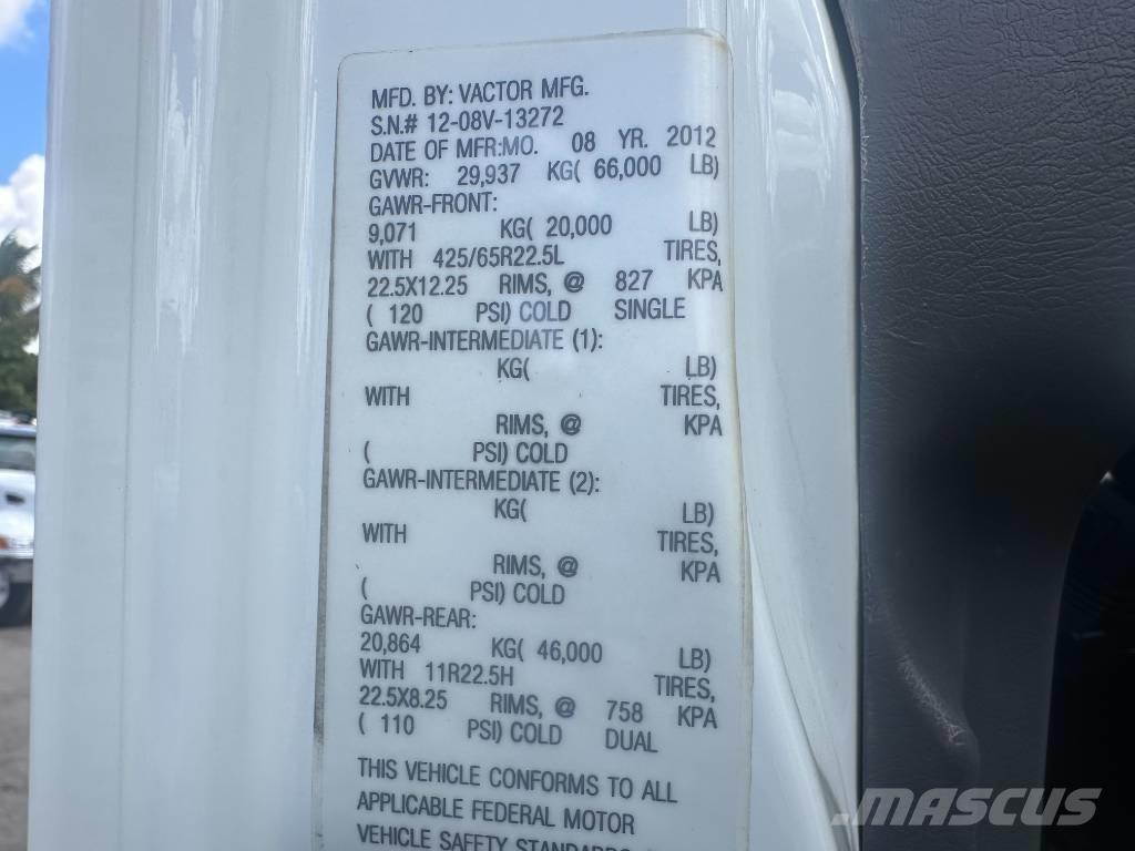 International 7500 Kombinētās vakumsūkņa mašīnas